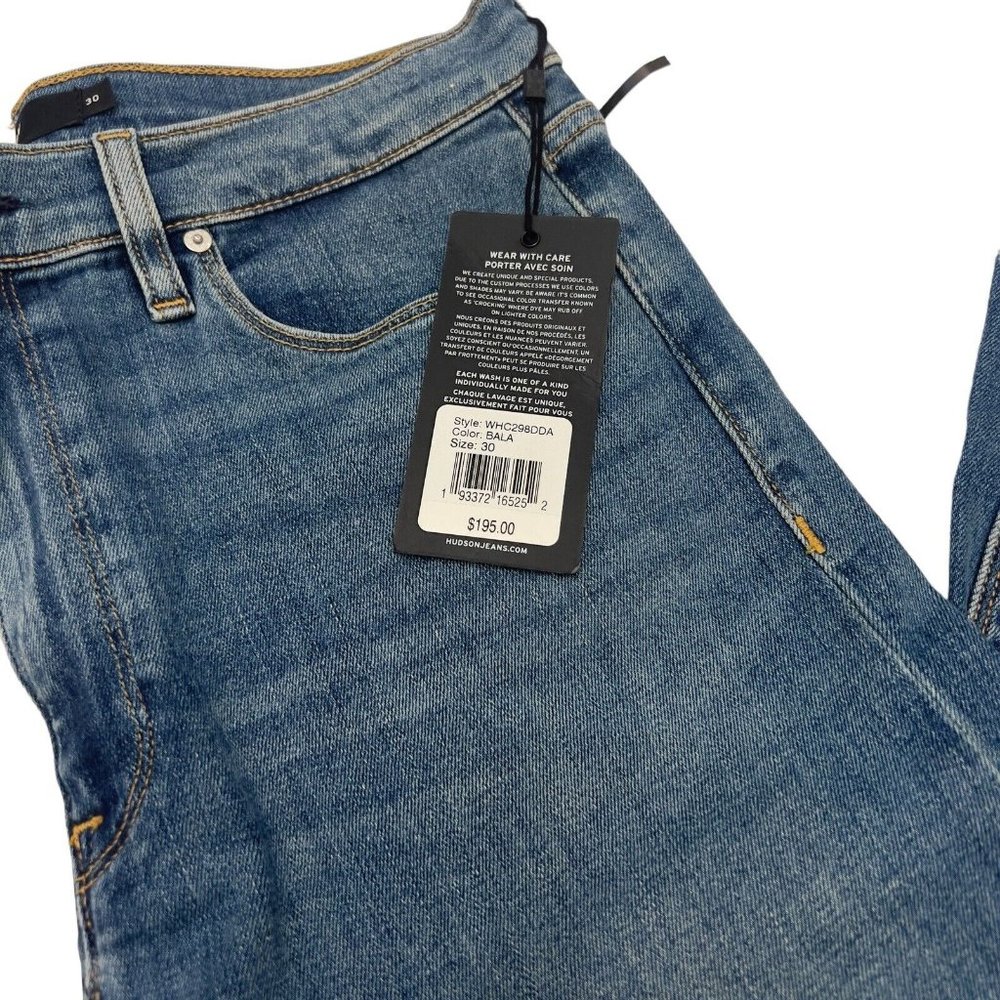HUDSON Los Angeles Women's Jeans Barbara Straight Sz 30 NWT - Picture 14 of 15